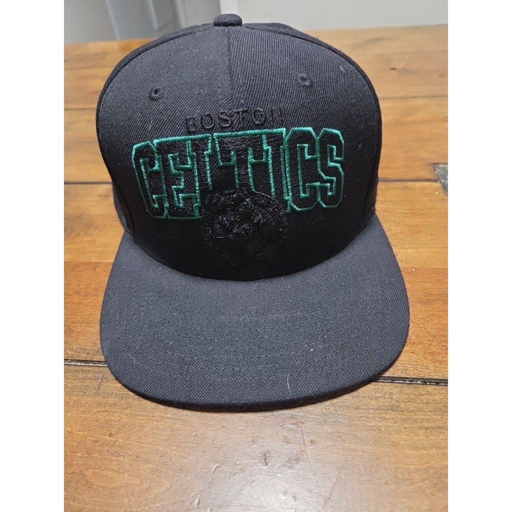 Mitchell & Ness Boston Celtics Hardwood Classics Snapback Hat  Black Green